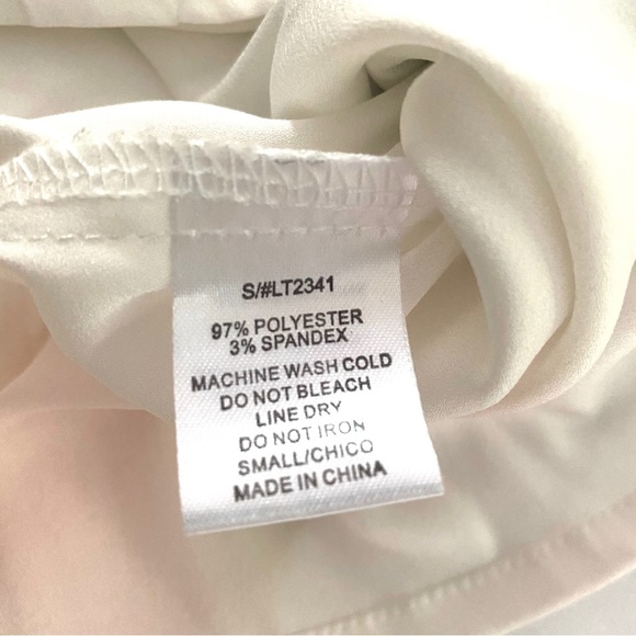 C. Luce Colorblock Scarf Tie Top - Picture 4 of 4